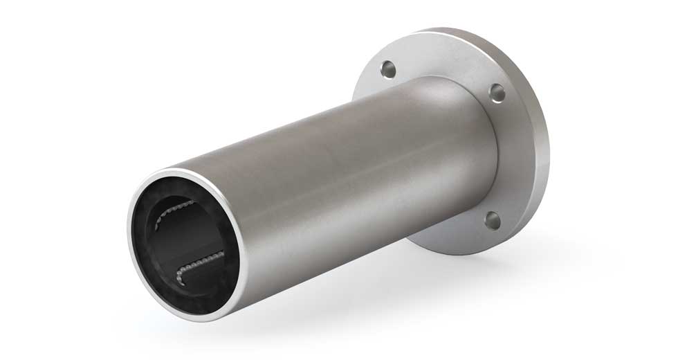 EPF-W (Metric) Round Flange Mount Wide Linear Ball Bearing