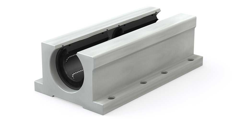 IPPWN (Inch) Twin Open Linear Ball Bearing Pillow Blocks