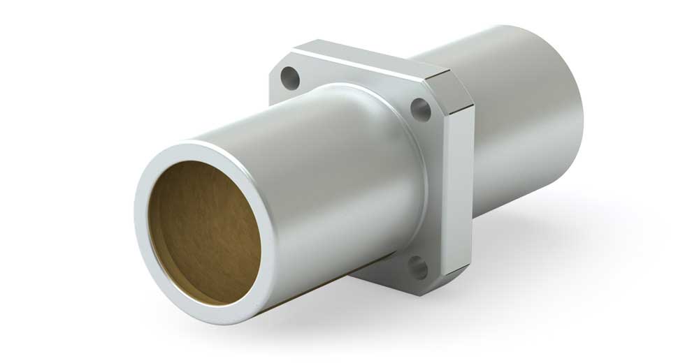DFPMC (Metric) Square Center Compensated Flange Double Bearing