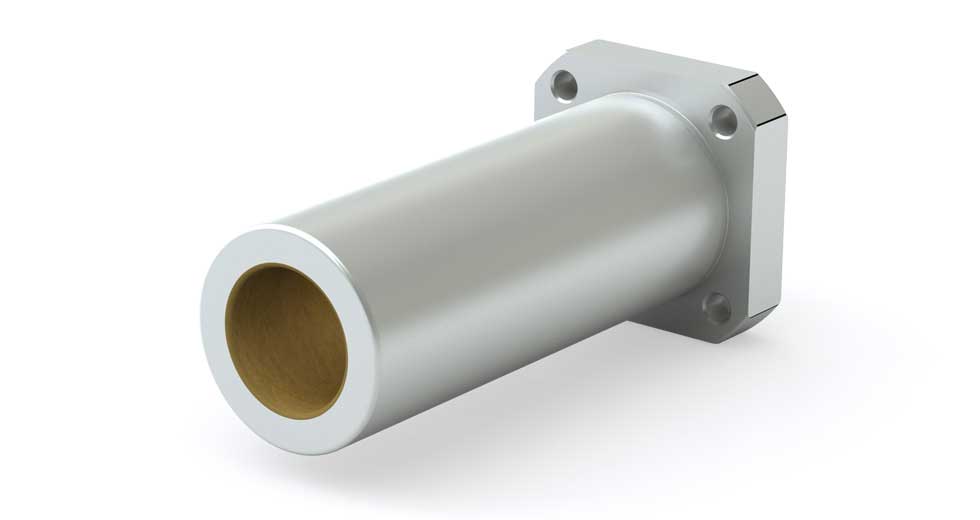DFPM (Metric) Square Flange Double Bearing
