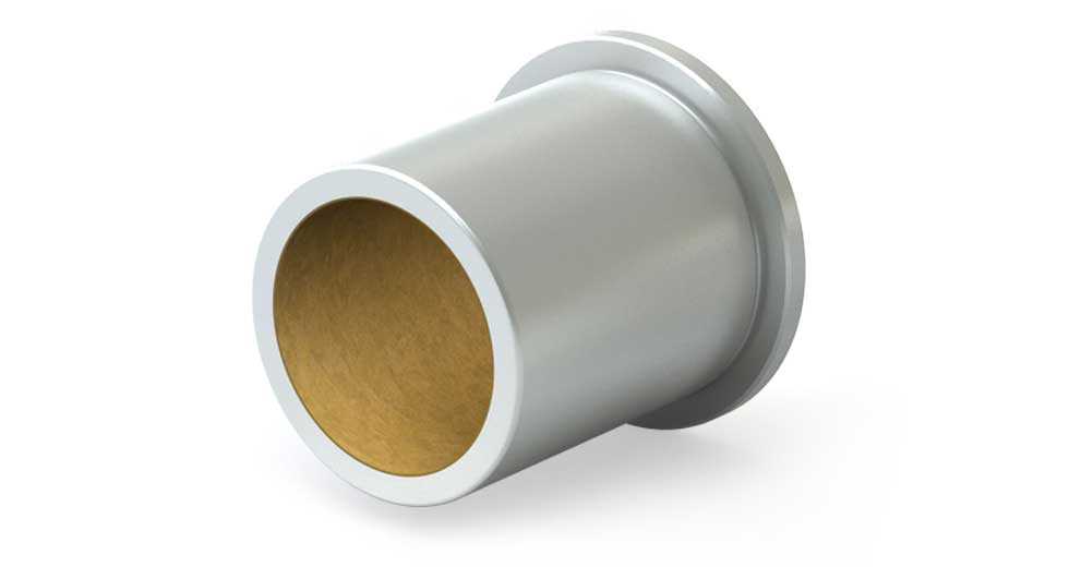 PSF (Inch) Flanged Sleeve Linear Plain Bearing
