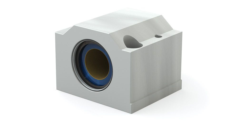 Main view of PM Metric Closed compensated Linear Plain Bearing Pillow Blocks