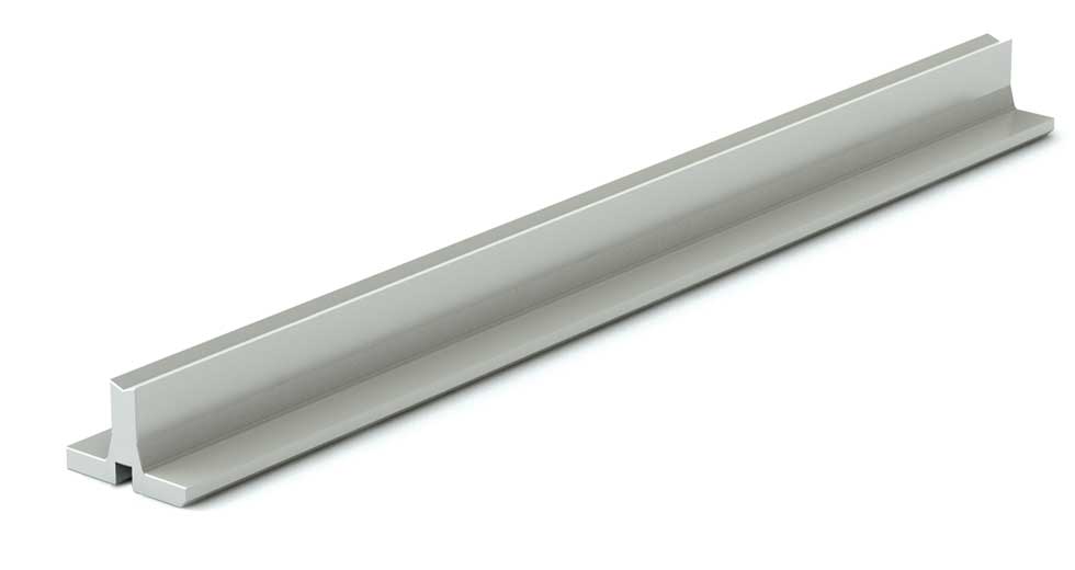 SRM (Metric) Linear Aluminum Support Rail